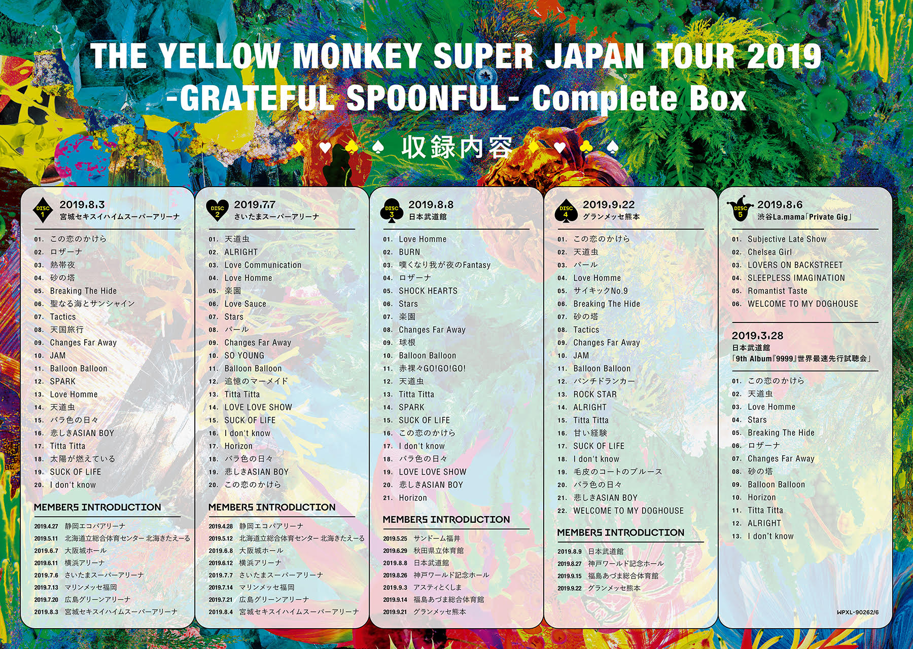 THE YELLOW MONKEY SUPER JAPAN TOUR 2019 -GRATEFUL SPOONFUL- Complete Box｜THE  YELLOW MONKEY | ザ・イエロー・モンキー オフィシャルサイト