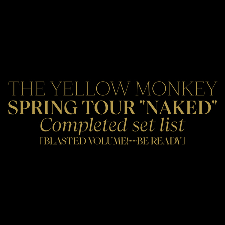 新作HOT THE YELLOW MONKEY/SPRING TOUR